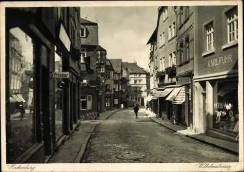 Ak Hachenburg im Westerwald, Wilhelmstraße, Friseur, Geschäft von Karl Fuhr