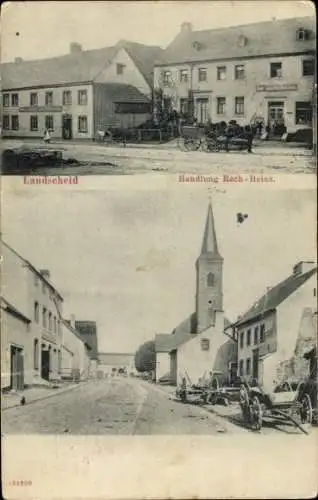 Ak Landscheid in der Eifel, Geschäft Rech-Heinz, Straße, Kirche