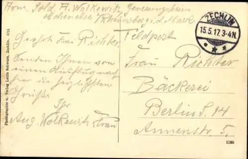 Ak Zechlin Rheinsberg in der Mark, Teilansicht