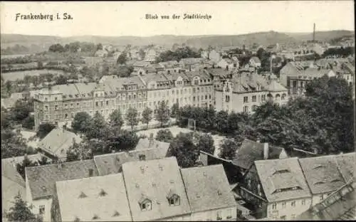 Ak Frankenberg in Sachsen, Blick von der Stadtkirche