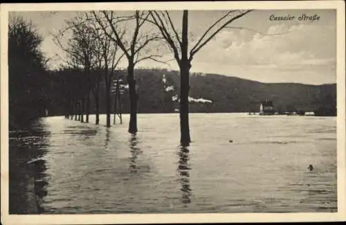 Ak Hann Münden in Niedersachsen, Hochwasser, Casseler Straße