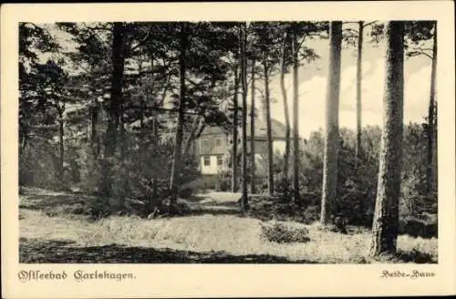 Ak Ostseebad Carlshagen Karlshagen auf Usedom, Heide Haus