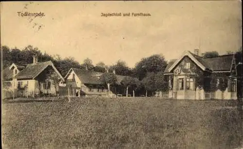 Ak Altenbrak Thale im Harz, Jagdschloss und Forsthaus Todtenrode