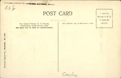 Ak Kanada, Wintersport, Schlittenfahrt