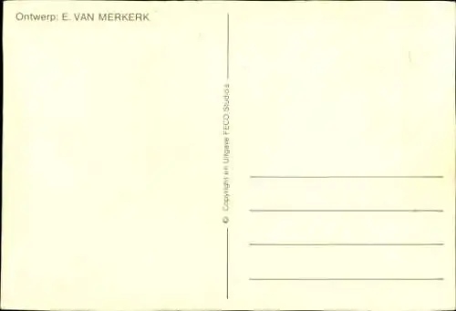 Künstler Ak Van Merkerk, E., Füchse