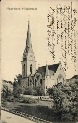 Ak Wilhelmstadt Magdeburg an der Elbe, Pauluskirche