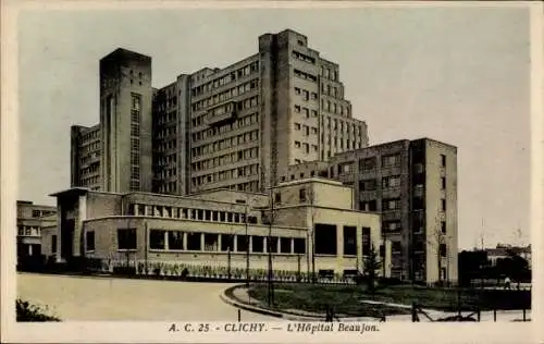 Ak Clichy Hauts de Seine, L´Hôpital Beaujon