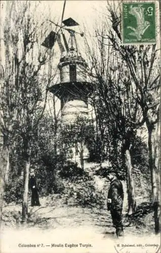 Ak Colombes Hauts de Seine, Moulin Eugène Turpin