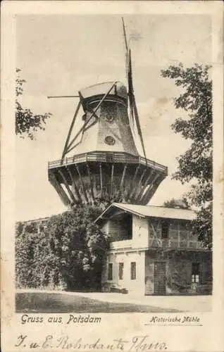 Ak Potsdam, Historische Mühle