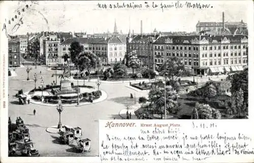 Litho Hannover in Niedersachsen, Ernst August Platz