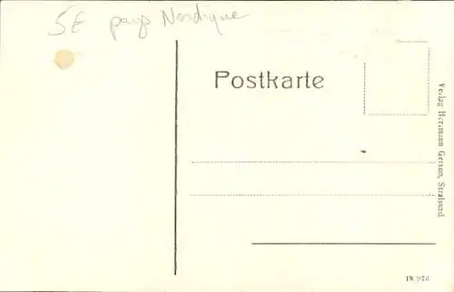 Ak Stralsund in Vorpommern, Überfahrt nach Rügen mit dem Trajektschiff