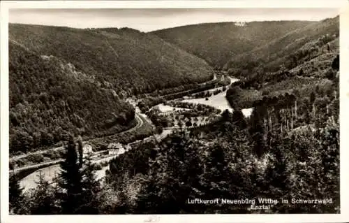 Ak Neuenbürg an der Enz Schwarzwald, Luftkurort  Schwarzwald, Enztal, Berglandschaft, Fluss, B...