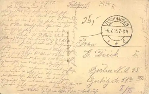 Ak Primorsk Fischhausen Ostpreußen, Langgasse