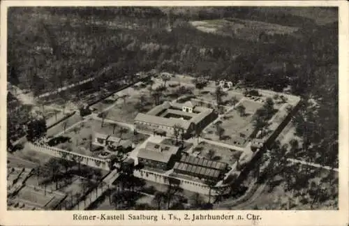 Ak Bad Homburg vor der Höhe, Römer-Kastell Saalburg, 2. Jahrhundert, Luftaufnahme