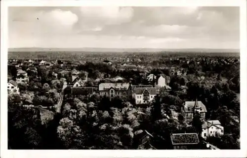 Ak Bad Homburg vor der Höhe Hessen, Panoramablick auf  Wolken, Gebäude, Bäume, Landschaft