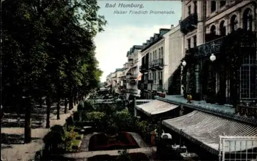 Ak Bad Homburg vor der Höhe Hessen,  Kaiser Friedrich Promenade