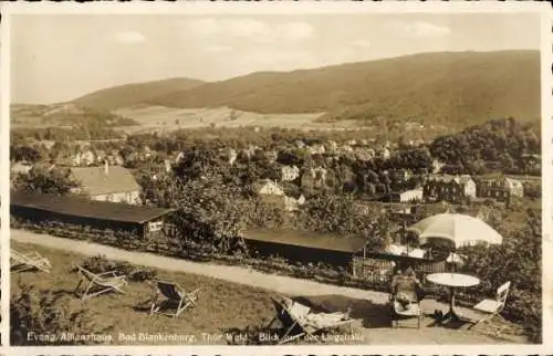 Ak Bad Blankenburg in Thüringen, Evangelisches Allianzhaus, Thüringer Wald, Liegehalle Blick, ...