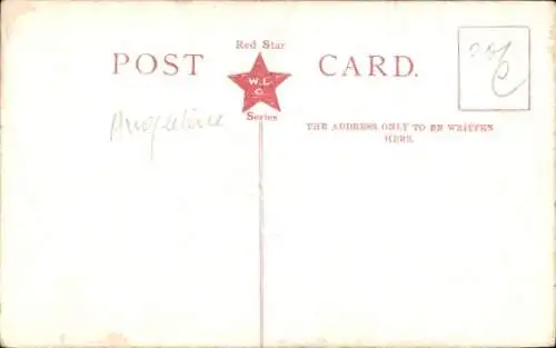 Ak Greenock Schottland, EAST END OF ROXBURGH ST, Straße, Häuser, Wolken