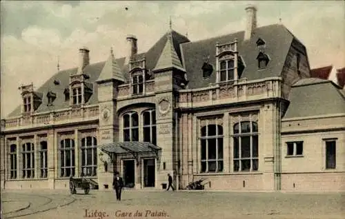 Ak Liège Lüttich Wallonien, Bahnhof, Architektur, Zugstation, historische Bilder, Liège