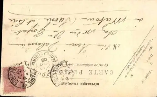 Ak Paris VIII, Avenue des Champs Élysées, Pferdekarussell