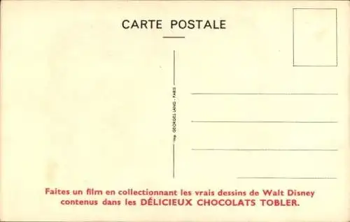 Ak Walt Disney, Katze, Lucifer, Chocolats Tobler