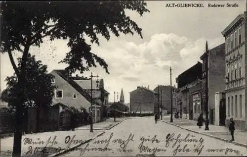 Ak Berlin Treptow Altglienicke, Rudower Straße