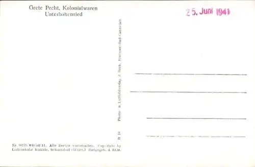 Ak Oberhohenried Haßfurt Unterfranken, Fliegeraufnahme, Unterhohenried