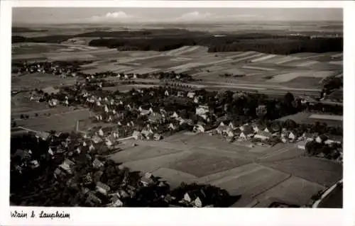 Ak Wain in Württemberg, Fliegeraufnahme