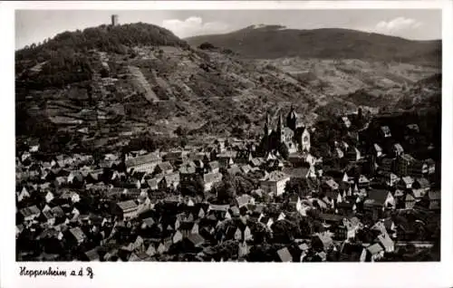 Ak Heppenheim an der Bergstraße, Fliegeraufnahme