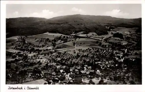 Ak Zotzenbach Rimbach im Odenwald, Fliegeraufnahme