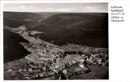 Ak Enzklösterle im Schwarzwald, Fliegeraufnahme