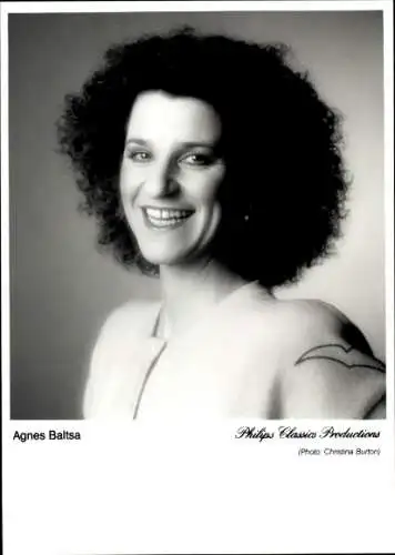 Foto Agnes Baltsa, griechische Opernsängerin