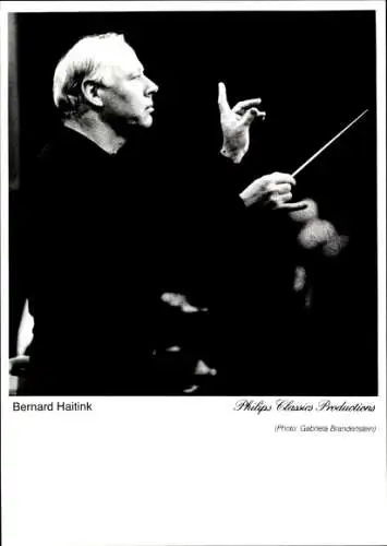 Foto Bernard Haitink, Dirigent