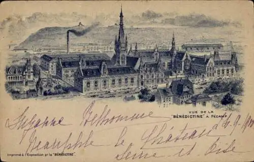 Litho Fécamp Seine Maritime, Benedictine, Schnaps, Reklame