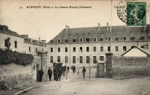 Ak Alencon Orne, La Caserne Ernouf (Infanterie)