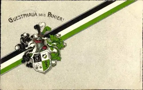 Studentika Ak Erlangen, Corps Guestphalia, Wappen, RSC