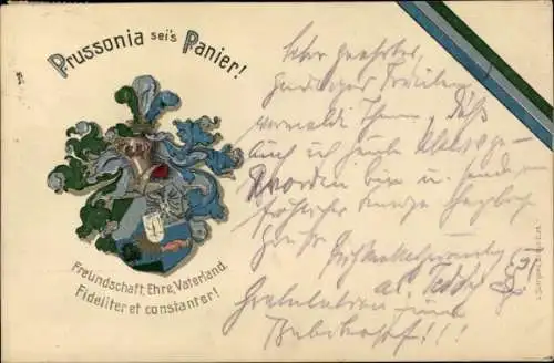 Studentika Ak Berlin, Corps Prussonia, Wappen, RSC