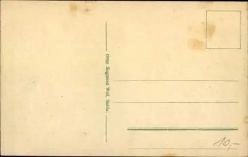 Ak Świnoujście Swinemünde Pommern, Kleiner Markt