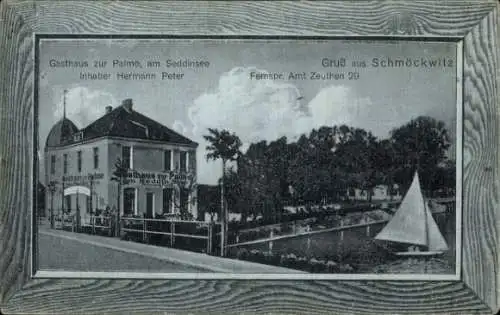 Passepartout Ak Berlin Köpenick Schmöckwitz, Gasthaus zur Palme