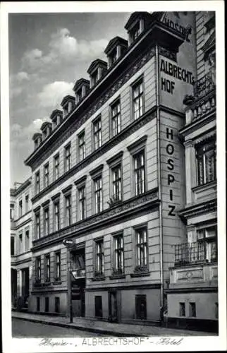 Ak Berlin Mitte, Hotel Albrechtshof, Albrechtstraße 7, Hospiz