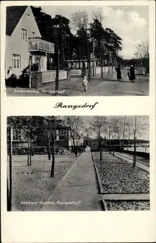 Ak Rangsdorf in Brandenburg, Seebadallee, Kasino