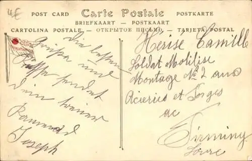 CPA Compagnie Générale Transatlantique, Paquebot-Poste Timgad