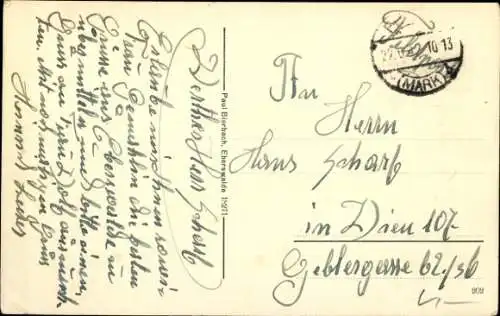 Ak Eberswalde in der Mark, Weidendamm-Promenade