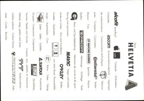 Ak Radrennfahrer Fabian Jeker, Portrait, Autogramm