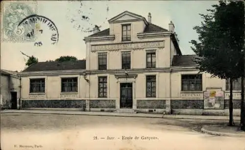 Ak Issy les Moulineaux Hauts de Seine, Ecole de Garçons