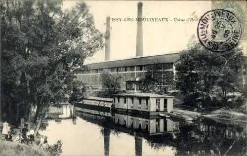 Ak Issy les Moulineaux Hauts de Seine, Usine