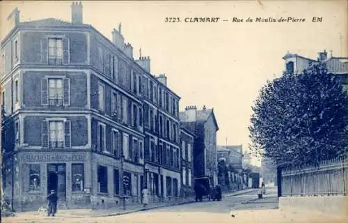 Ak Clamart Hauts de Seine, Rue du Moulin-de-Pierre