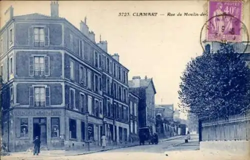 Ak Clamart Hauts de Seine, Rue du Moulin-de-Pierre