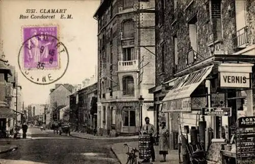 Ak Clamart Hauts de Seine, Rue Condorcet