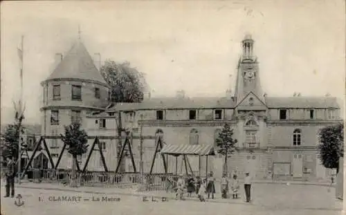 Ak Clamart Hauts de Seine, La Mairie